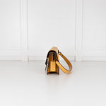 Coach Yellow Grained Leather Tabby 26 Bag