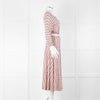 N. Peal Multicolour Geometric Design Silk & Cashmere Dress