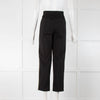 Me+Em Black Straight Leg Joggers with Khaki Side Stripe