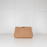 Jimmy Choo Suede Python Effect Star Motif Clutch