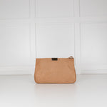 Jimmy Choo Suede Python Effect Star Motif Clutch