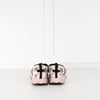 Christian Dior Cream Mesh Pink Embellished Slide On Trainers