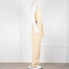 Joseph Yellow Sleeveless Belted Jumpsuit