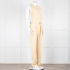 Joseph Yellow Sleeveless Belted Jumpsuit