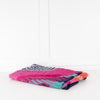 Chanel Pink Orange Purple CC Silk Blend Stole