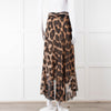 Ganni Giant Leopard Print Wrap Skirt