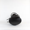 NEOUS Vela Black Suede Asymmetrical Backpack