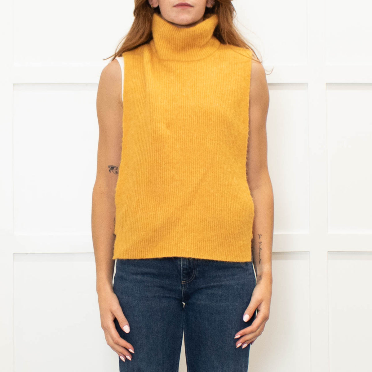 Bellerose Yellow Ribbed Tabard