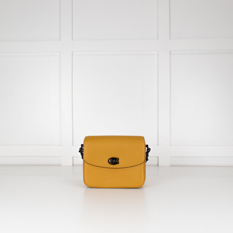Coach Mustard Yellow Cassie 19 Bag
