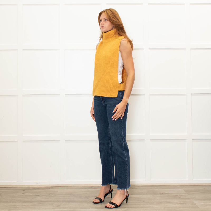 Bellerose Yellow Ribbed Tabard