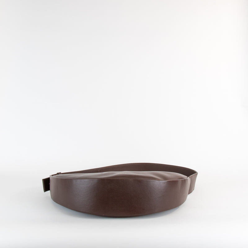 NEOUS Orion Sling Bag In Smooth Burgundy Red Leather