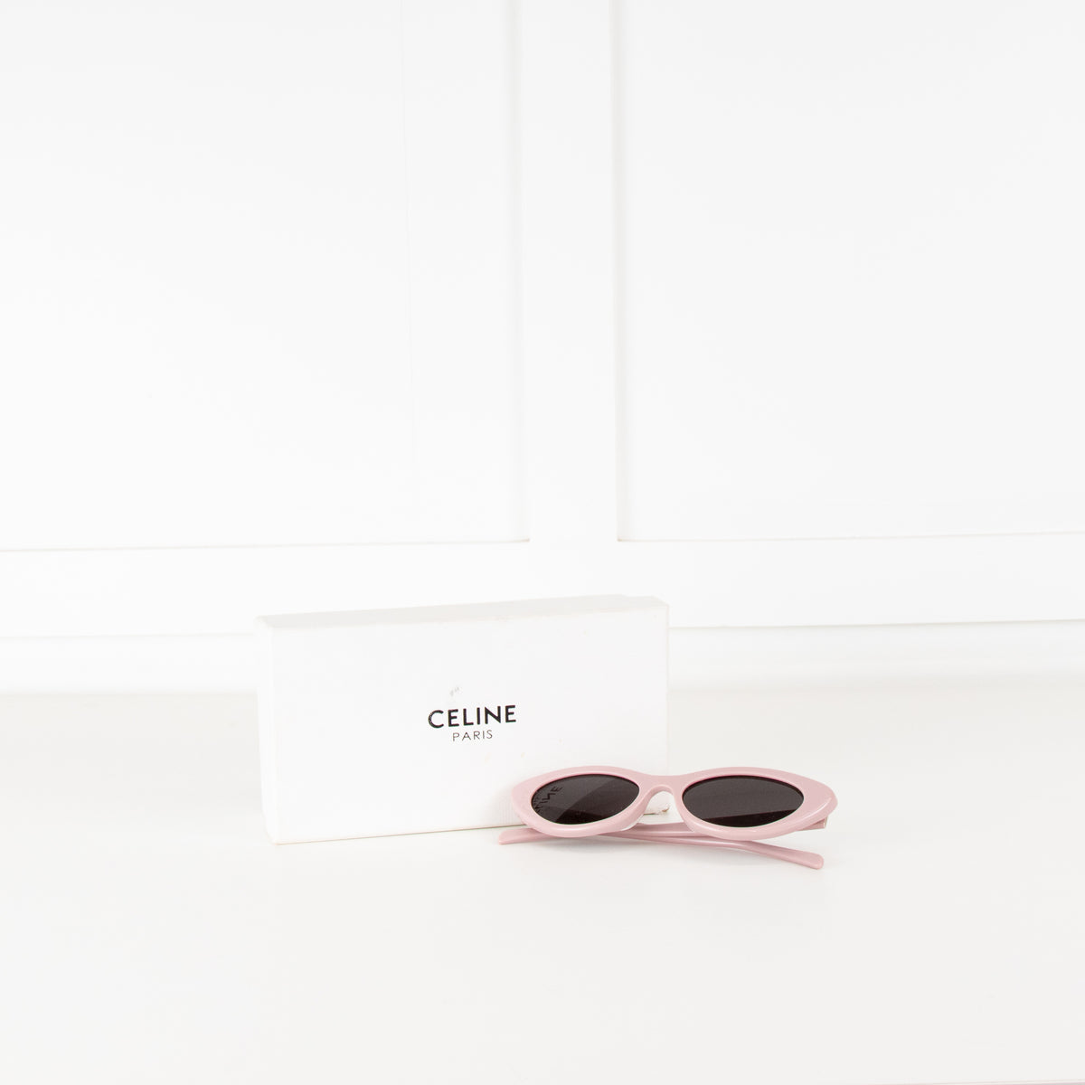 Celine Pink Retro Cat-Eye Style Sunglasses