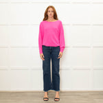 American Vintage Hot Pink Drapey Jumper