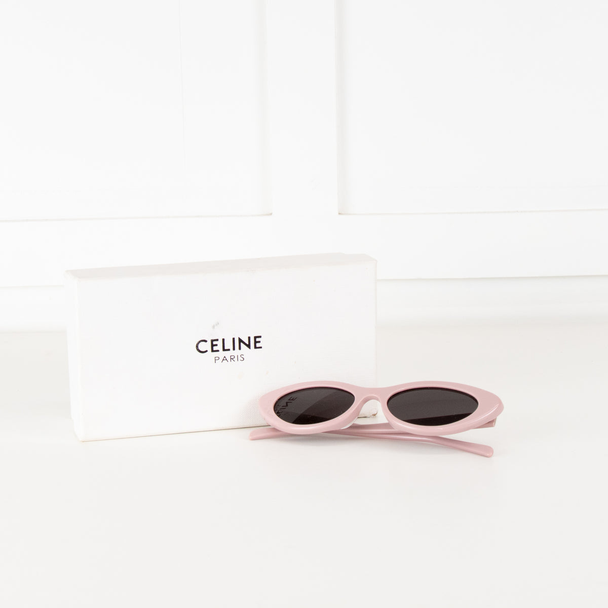 Celine Pink Retro Cat-Eye Style Sunglasses