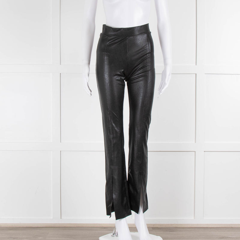 Commando Black Faux Leather Trousers