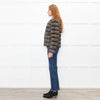 Unreal Fur Black Cream Khaki Faux Fur Jacket