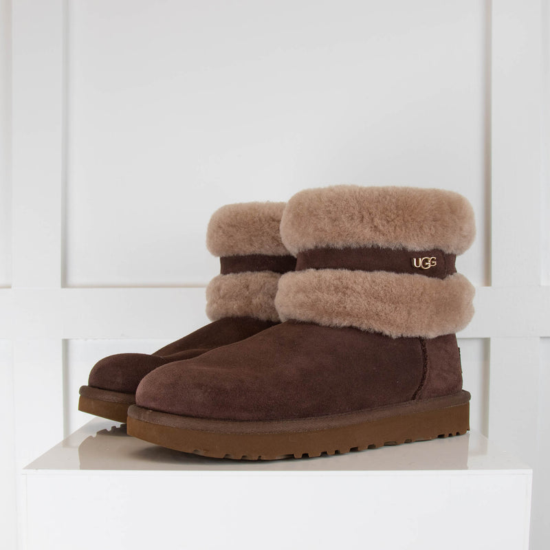 Ugg Shearling Foldover Boots