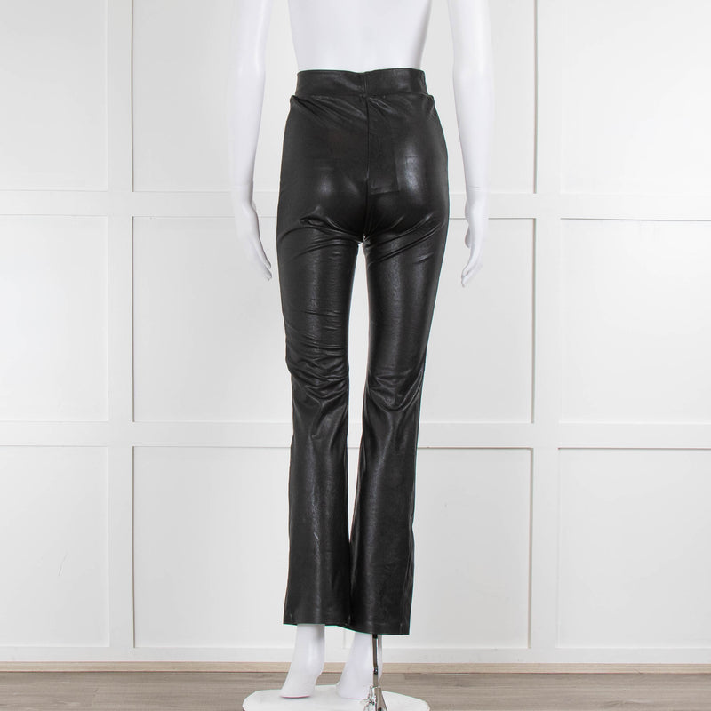 Commando Black Faux Leather Trousers