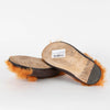 Anya Hindmarch Brown and Orange Fluffy Slides
