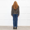 Unreal Fur Black Cream Khaki Faux Fur Jacket
