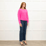American Vintage Hot Pink Drapey Jumper
