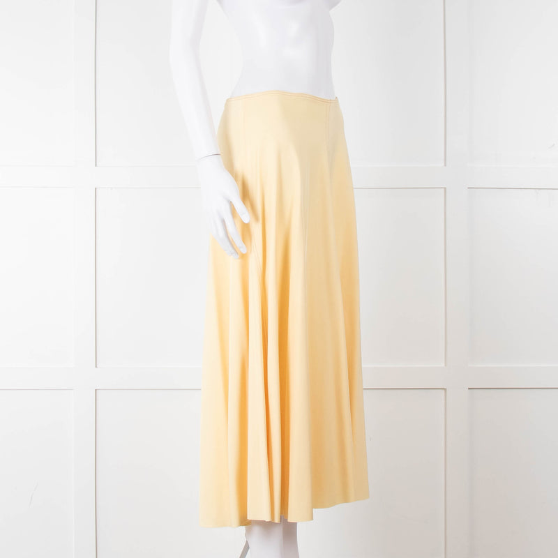 Acne Studios Pale Yellow Skirt