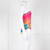 Camilla Pink Blue Diamante One Shoulder Swimming Suit