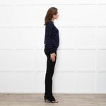 7 For all Mankind Navy Polka Dot Jumper