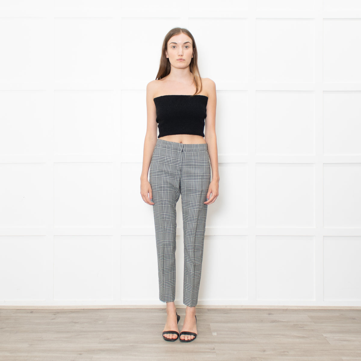 Burberry Prince of Wales Cigarette Trousers