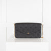 Louis Vuitton Black Empreinte Monogram Felicie Pochette