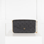 Louis Vuitton Black Empreinte Monogram Felicie Pochette