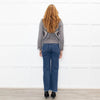 Isabel Marant Grey Metallic Zig Zag Short Jacket