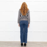 Isabel Marant Grey Metallic Zig Zag Short Jacket