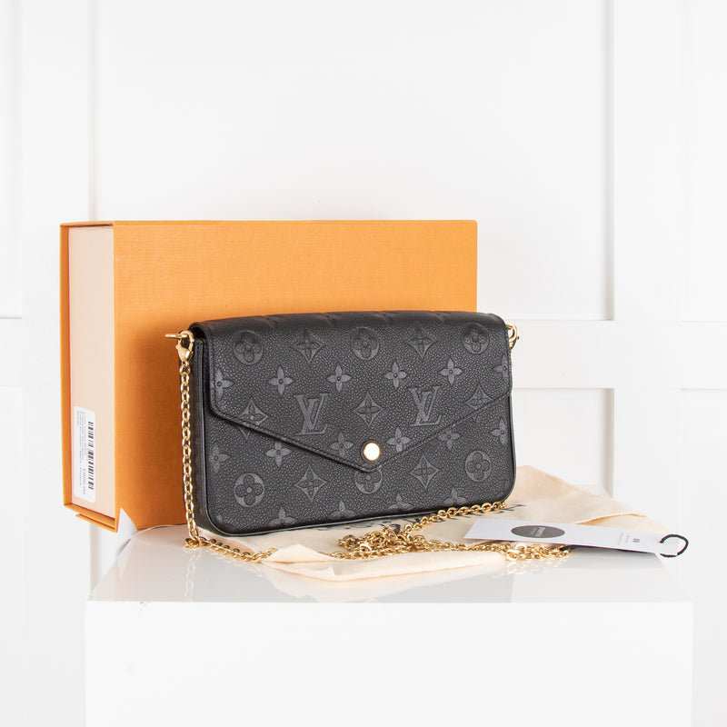 Louis Vuitton Black Empreinte Monogram Felicie Pochette