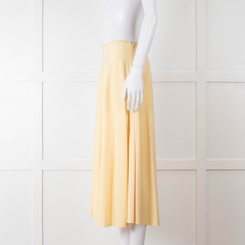 Acne Studios Pale Yellow Skirt