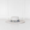 Pachacuti White Wide Brim Panama With Blue Silver Band