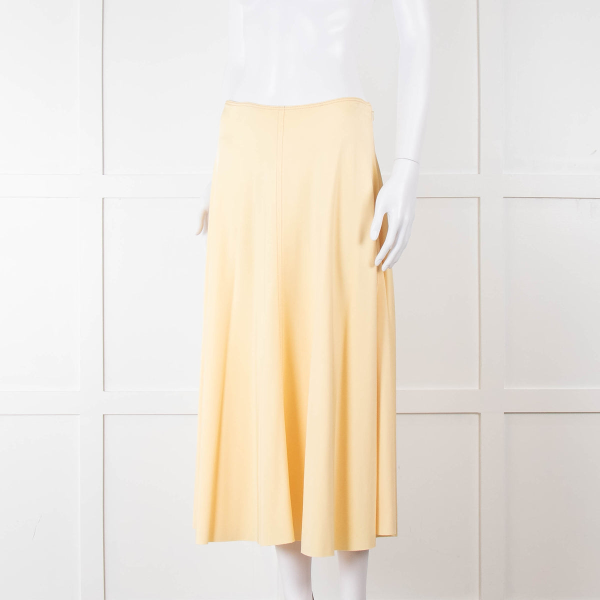 Acne Studios Pale Yellow Skirt
