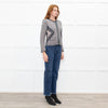 Isabel Marant Grey Metallic Zig Zag Short Jacket