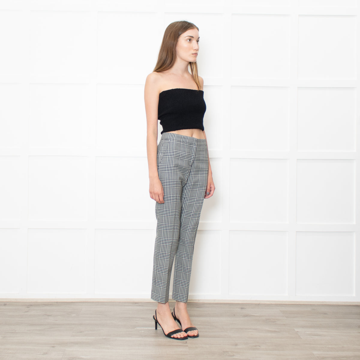 Burberry Prince of Wales Cigarette Trousers