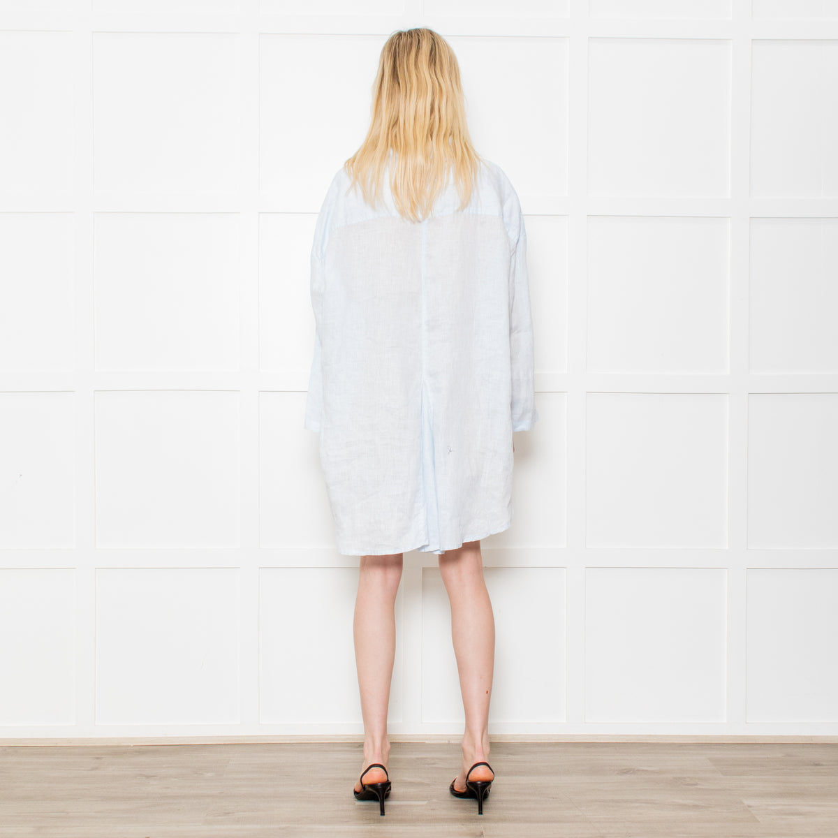 Frockk Pale Blue Linen Shirt