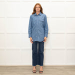 Loro Piana Blue Cotton Chambray Shirt