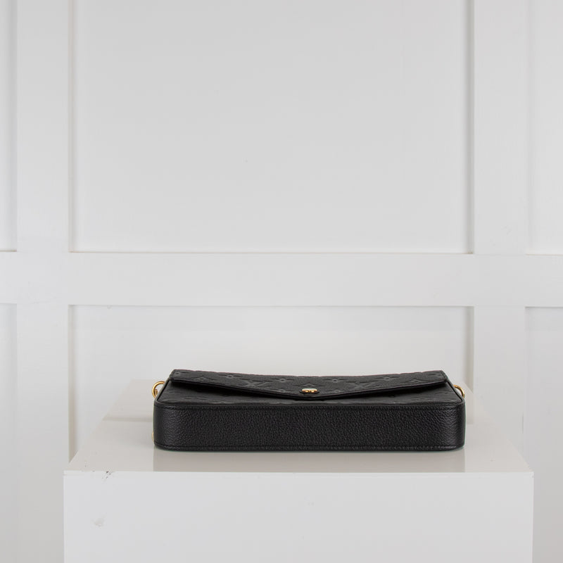 Louis Vuitton Black Empreinte Monogram Felicie Pochette