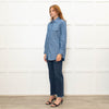 Loro Piana Blue Cotton Chambray Shirt