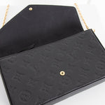 Louis Vuitton Black Empreinte Monogram Felicie Pochette