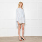 Frockk Pale Blue Linen Shirt