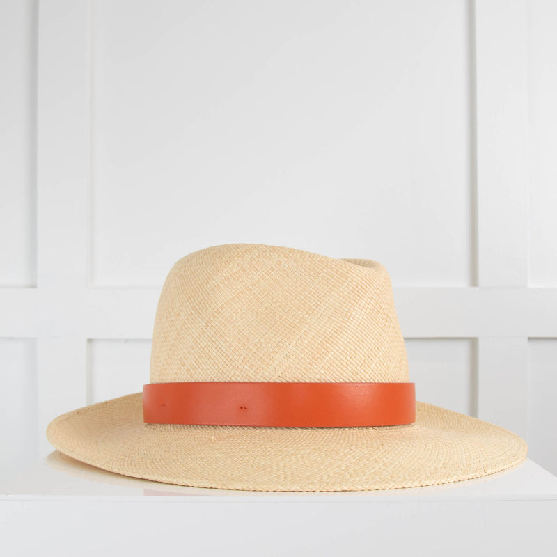 Valentino Garavani Roman Stud Straw Fedora