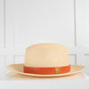 Valentino Garavani Roman Stud Straw Fedora