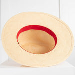 Valentino Garavani Roman Stud Straw Fedora