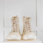 Rick Owens DRKSHDW Distressed Canvas Chunky Trainer