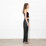 Commando Black Faux Leather Straight Trousers